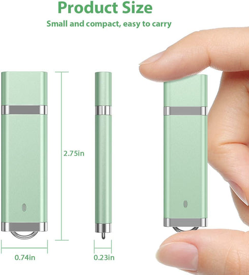 Aiibe 2GB 2G 5 Pack 2.0 2GB (5 USB Flash Drive USB Memory Stick Thumb Drives Mixed Colors: Blue Green Yellow Pink