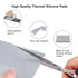 Thermal Pad 2.5mm 12.8 W/mK, 85x45x2.5mm, Non Conductive Heat Resistance, Odyssey Silicone for PC PS5 PS4 Laptop