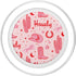 Pastel Cowboy Hat and Boot Pattern Pink Cowgirl Aesthetic PopSockets PopGrip for MagSafe