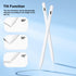 Stylus Pen for iPad 9th&10th, Type-C Charging Pencil with Palm Rejection Compatible with Apple iPad 6/7/8/9/10 (White)