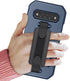 Kyocera DuraForce PRO 3 (E7200) Case and Holster Combo, Navy Blue, with Kickstand, Handstrap, and Screen Protector.