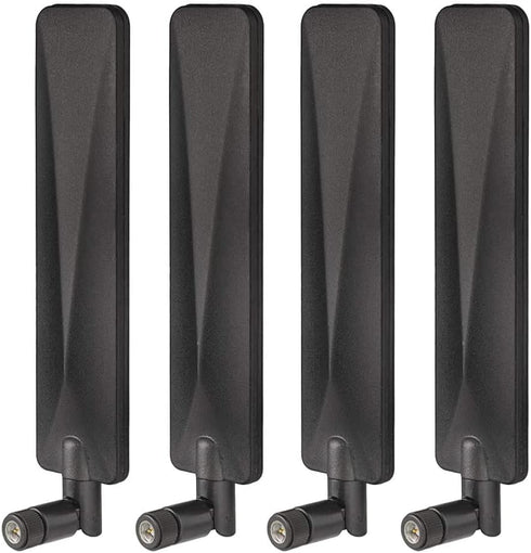 BINGFU 4G LTE SMA Antenna 9dBi (4-Pack) - for Cellular CPE Router, Hotspot,