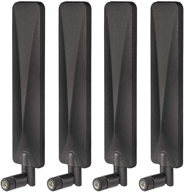 BINGFU 4G LTE SMA Antenna 9dBi (4-Pack) - for Cellular CPE Router, Hotspot,
