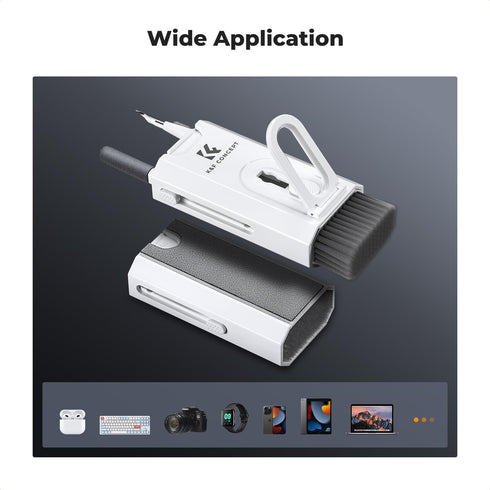 K&F Concept 8-in-1 Airpods Electronic Cleaning Kit, Multifunctional Tool for iPhone, AirPods, MacBook, iPad