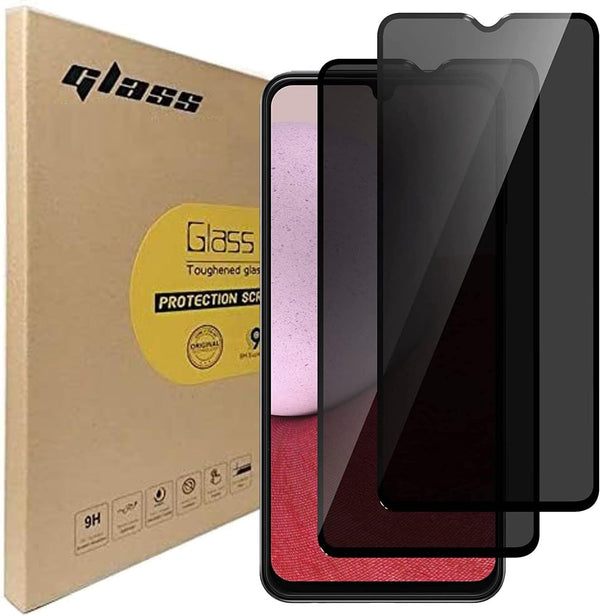 [2 Pack for Samsung Galaxy A14 Tempered Glass Privacy Screen Protector 5G, Anti Spy Black Protect Film, Easy Install