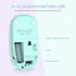 Unipows Wireless Mouse, 2.4G Slim Portable Computer Mouse with Nano Receiver, Less Noise Mobile Optical Mice for