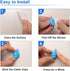 Cable Clips Organizer, Self-Adhesive Silicone Thumb Wall Hook Hangers, Desktop Cord Wire Clips for Home Office