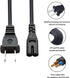 Power Cord Replacement for JBL PartyBox, Party Box 300 1000 100 200 Bluetooth Speaker Audio System, 2 Prong 8ft IEC C7