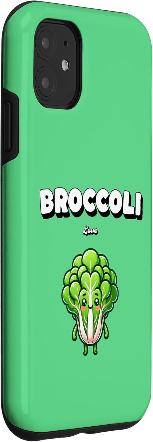 Gifts for Broccoli Lovers 11 Broccoli Salad Love Vegetables Food Vegan Funny Vegetarian Case for iPhone