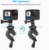 Sametop Handlebar Bike Pole Mount Motorcycle Clamp Mount Compatible with GoPro Hero 12 11 10 9 8 7 6 5 Session DJI Action Cameras - 360 Degree Rotation