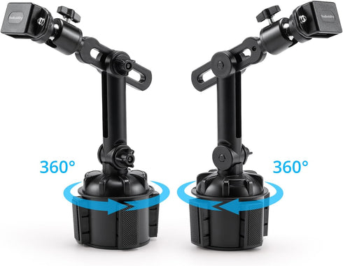 Radioddity RH1 Cup Holder Radio Mount, Adjustable Length and Height for Handheld Radio