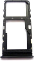 10 5G T790S Sim Card Holder Slot MicroSD Tray Replacement Compatible with TCL UW Verizon (Black)