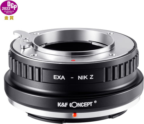 K&F Concept Lens Mount Adapter EXA-NIK Z, Manual Focus Compatible with Exakta, Auto Topcon Lens to Nikon Z Mount