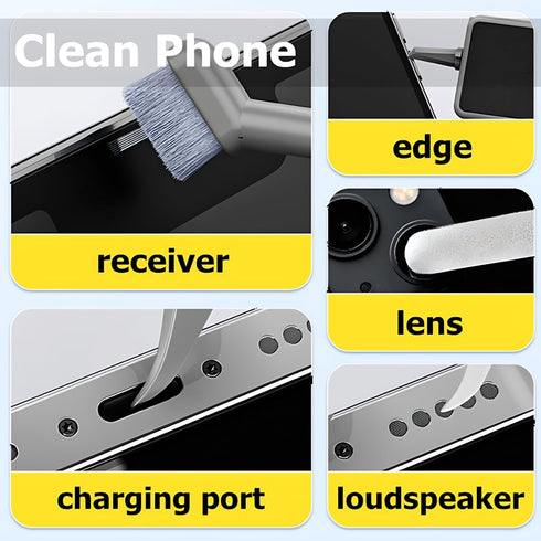 Portable Multifunctional Phone Cleaning Kit, Laptop Cleaning Kit, Electronic Cleaning Tool with Large Capacity Sprayer