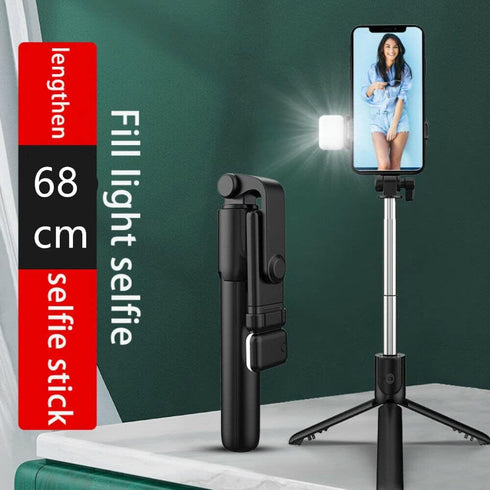 N\D 360 Bluetooth Selfie Stick Tripod Wireless Rotating Remote for Mobile Phone