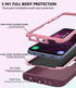 for Samsung Galaxy S9 Plus Case,Shockproof Dropproof for Samsung S9 Plus Case,Heavy Duty Protective Galaxy S9 Plus Csae,S9 Plus Case 6.2 Inch(Purple/Pink)