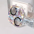 Cavdycidy Bling Diamond Camera Lens Protector for iPhone 15 & 15 Plus, 9H Tempered Glass, Metal Glitter Gem Cover.