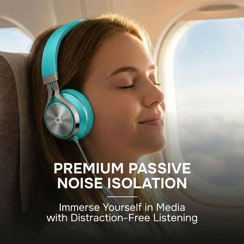 CL750 3.5mm) ARTIX Wired Headphones with Mic Noise Isolating On-Ear Headphones for Computer and Laptop Wired, Plug