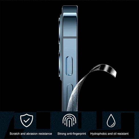 2 Pack Back Screen Protector for iPhone 15 Pro Max, Not Glass Hydrogel Protector Film Ultra-Thin Full Wrapped