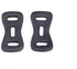 HITHUT Set Camera Strap Stainless Steel Triangle Split Ring Hook with Leather Protector Cover Pad for DSLR RF