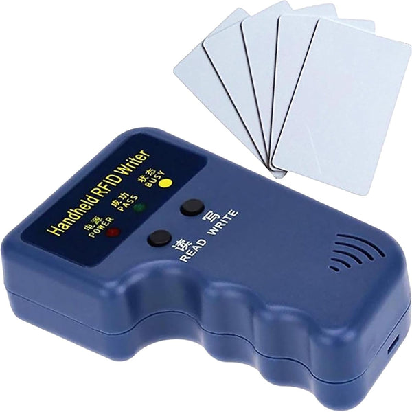 Godely RFID Handheld 125khz Key fob Smart Reader Writer Copier with 10pcs Writable