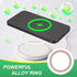 PATIKIL 6 Universal Sparkle Magnetic Adapter Ring, Pcs Ultra-Thin Sticker Ring Adhesive Nickel-Iron Alloy for Phone