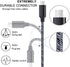 Fast Charging Micro USB Cable 6ft with Wall Charger for Samsung Galaxy S6 S7 J3 J7 Note 5, LG Stylo, Tablet, Kindle