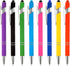 MorPionk 8 Pack Ballpoint Pen 2-in-1 Stylus Retractable Metal Stylus Pens for Touch