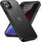 iPhone 11 Case, Shockproof Military Grade Protection, Slim Translucent Hard Back, Frosted Black, 6.1'' - Durable &