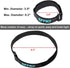 12 Packs Fastening Cord Wrap, 1 x 24 Inches Hook and Loop Cinch Straps for Bike, Sleeping Bag Storage
