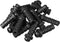 uxcell 15pcs 4mm Inner Dia Black PVC Strain Relief Cord Boot Protector for Power Tool Hose