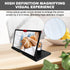 Olnverath 12'' Phone,3D Screen Amplifier for Cell HD Screen Expanders for Movie,Video,Gaming,Foldable Mobile Phone