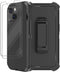 iPhone 14 Case (6.1”) - Rugged Black Heavy Duty Shockproof Cover with Belt Clip Holster & 2X Screen Protector.