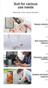 USB Digital Microscope, 50x-1600x Magnification Handheld, 1440P HD with 8 LED Lights, Portable for iOS and Android