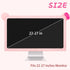 22"-27" Lovely Cute Computer Monitor Cover with Cat Ear Design, Kawaii Display Dust Cover with Furry Design, Elastic