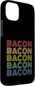 Bacon Lover Tees 70s 15 Bacon Bacon Bacon Retro Vintage Funny Breakfast Case for iPhone Plus
