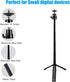 Khazylorr Webcam Tripod, Mini Tripod for Webcam Height and Angle Adjustment Small Desk Tripods for Camera, Desktop