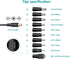 Universal 9V 2A AC Power Supply Adapter, 100-240V AC to DC for LED Strip Light, CCTV, Toys