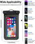 IP68 Waterproof Phone Case for iPhone 14/13/12/11 Pro Max & Samsung Galaxy - 2 Pack Floating Beach Essentials.