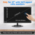 2 Pack 27 Inch 27'' 16:9 Anti Glare Computer Screen Cover, for with Aspect Ratio Computer Widescreen Monitor, Eye