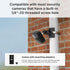 Holicfun No-Drill Outdoor Security Camera Pole Mount, Compatible with Ring, Blink, Eufy, Wyze, Arlo, Google Nest,
