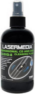 CD DVD Cleaning Solution Fluid 8 Ounce Spray Bottle Cleaner (Not a Scratch Remover) Made in USA Lasermedia