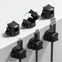 JIYHF 6 Pack Cable Clips - Adhesive Cord Organizer for Home Office Desk,