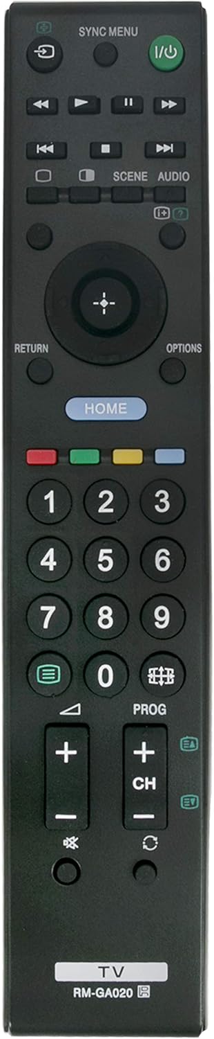 RM-GA020 Replacement Remote for Sony LCD TV Models KLV-40NX520, KLV-32NX520, KLV-40CX420, KLV-32CX420, KLV-32BX320