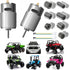 JRRXM Pair of 12V 18V 20V 24V Fast Drive Motor High Speed