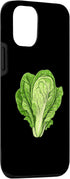 Romaine Lettuce Cos Lettuce Vegan Vegetarian Food 12/12 iPhone Pro Romaine Lettuce With Leaves Case