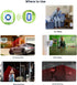 Wireless Caregiver Pager Motion Sensor Alarm, Indoor Room Bed Alarms for Home/Elderly/Dementia and Kids
