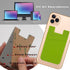 Cell Phone Card Holder Stick on, Adhesive Wallet Sleeve for iPhone, Android, Samsung Galaxy - Black, White, Grey, Pink