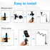 Khazylorr C922 C930e C920S C920 C615 C960 C920x 4K N60 Webcam Stand for Desk, Flexible Gooseneck Webcam Mount Holder