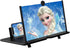 18" Screen Magnifier for Cell Phone, 3D HD Enlarger Projector for Movies and Gaming, Foldable Phone Stand